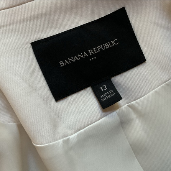 Banana republic ivory crop blazer, 12 - Picture 6 of 7